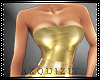 Metallic Gold Gown Thin