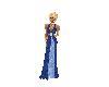 Blue Elegant Long Dress