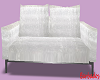 White Velvet Couch