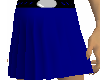 Blue Skirt With Belt