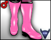 PVC boots pink (m)