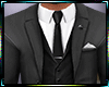 Grey Suit  Vest Outfits