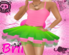 ~B~ kids pink&green tutu