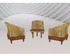 Chinoise Art Deco chairs