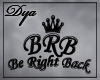 BRB Royal Head Sign