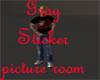 Gray Sticker Pic Room