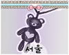 서울 Bear Necklace.