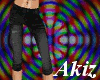 ]Akiz[ black jeans