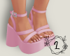 L. Aurora heels pink