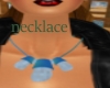 blue chunky necklace