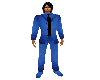blue full suit mens
