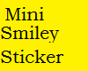 Mini Smiley Sticker
