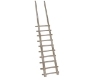 Whitewashed ladder