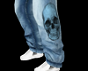 Skull Baggy Jeans