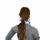 long brown ponytail