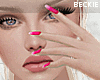Neon Nails Pink