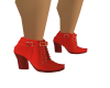 JD RED ANKLE BOOTS