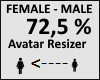 Avatar scaler 72,5%
