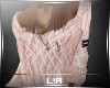 L!A sweater rose