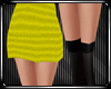 Yellow Skirt + Stockings