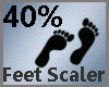 Feet Scale 40% M