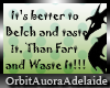 ~OA~ Fart Wall Quote
