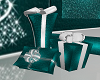 Christmas Teal/Wht Gifts