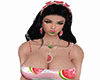 watermelon in mouth