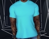 M| Turquoise Inked Shirt