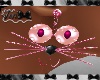 Pink Kitty Cat Earrings