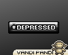 [VP] DEPRESSED sticker