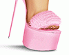 Fur Pink Heels