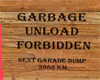 Garbage Sign