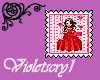 queen of hearts stamp