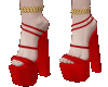 C. Olivia Heels Red