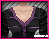 W|Purple Stripe Cardigan