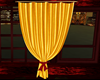 golden drape curtain