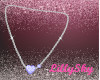 ~Heart necklace Lilac