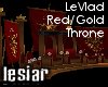 LeVlad Red & Gold Throne
