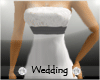 White Blk Wedding Dress