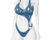 018 Swimsuit blue L