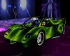 green sport car