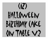 Birthday Cake On Table 2