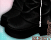 !N Striped Stocking Blck