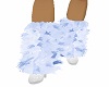 White n Blue Snow Boots