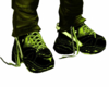 Green toxic sneakers UA
