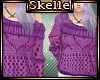 [SK] Knitted ; Purple