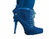 *F70 Blue Suede Boots
