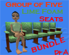 5 Foam Seats Disc Bundle