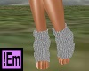 !Em Sm Paws Grey Socks